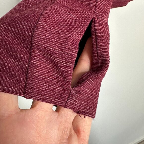 Athleta Striated Hope Jacket Size S Red Running Full zip - Picture 4 of 10